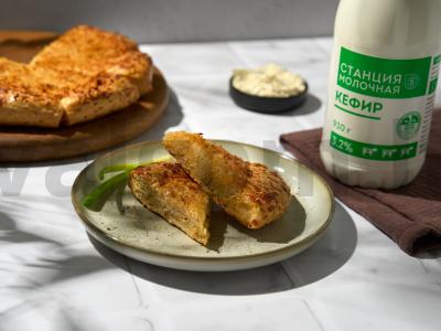 Sūrio scones su kefyru pagrindine nuotrauka