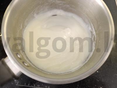 Pieninis želė su mėlynėmis Žingsnis 3