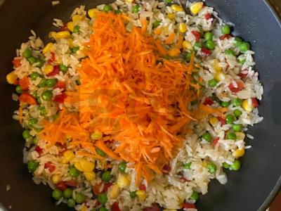 Sriuba su šaldytais daržovėmis ir ryžiais Žingsnis 4