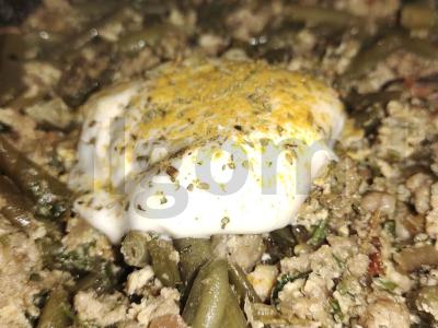 Žaliosios pupelės su faršu ir žolelėmis Žingsnis 9