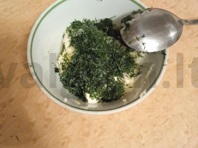 Česnakinis ir žolelių batonėlis Žingsnis 2