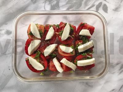 Kepti pomidorai su sūriu Žingsnis 4