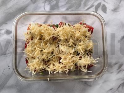 Kepti pomidorai su sūriu Žingsnis 5