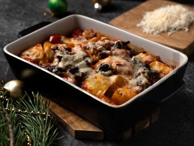 Jautiena su daržovėmis, džiovintais abrikosais ir grybais Žingsnis 7