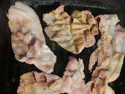 Salotas su daržovėmis ir bekonu Žingsnis 4