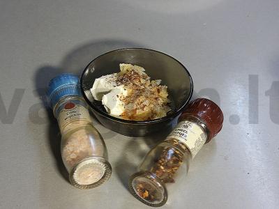 Salotas su daržovėmis ir bekonu Žingsnis 11