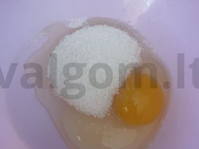 Šokoladinis keksiukas su ledais Žingsnis 1