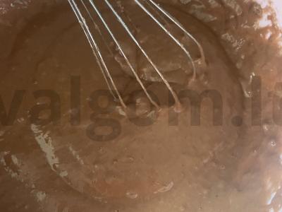 Šokoladinis keksiukas su ledais Žingsnis 5