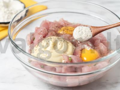 «Rastrepkos» iš kalakutienos Žingsnis 2