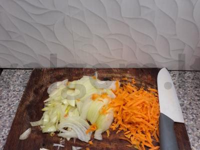 Sūrusis sriuba su marinuotais pomidorais Žingsnis 6