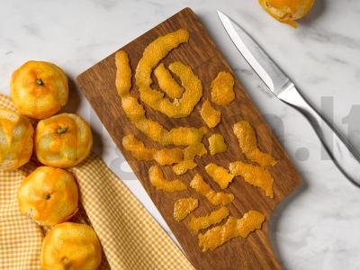 Šventinis tortas su mandarinais Žingsnis 1