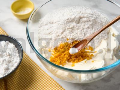 Šventinis tortas su mandarinais Žingsnis 7