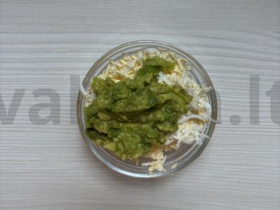 Tuno, kiaušinio ir avokado užtepas Žingsnis 5