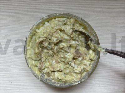 Tuno, kiaušinio ir avokado užtepas Žingsnis 8