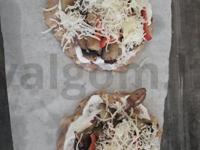 Sultingi vištienos kišenės su grybais ir sūriu Žingsnis 8