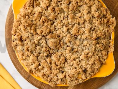 Varškės apkepas su muslių trupiniais Žingsnis 6