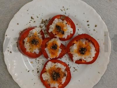 Gogoshar pipirai su ryžiais pagrindine nuotrauka