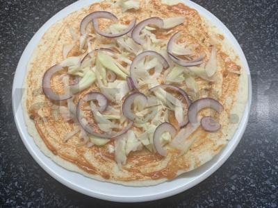 Šaurma tortilijoje pusryčiams Žingsnis 5