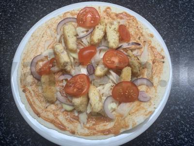 Šaurma tortilijoje pusryčiams Žingsnis 6