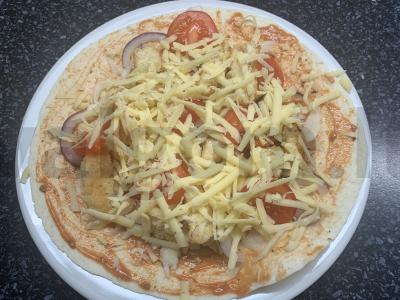 Šaurma tortilijoje pusryčiams Žingsnis 7