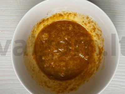 Jauna bulvė, kepta orkaitėje su česnaku Žingsnis 3