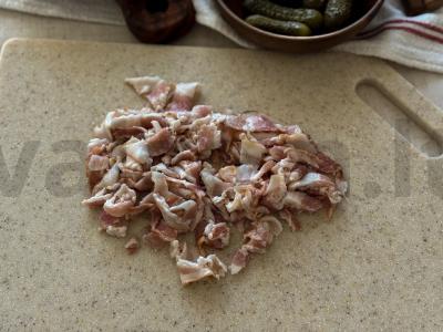 Šiltas salotas su bulvėmis ir bekonu Žingsnis 2