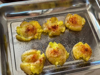 Šiltas salotas su bulvėmis ir bekonu Žingsnis 7