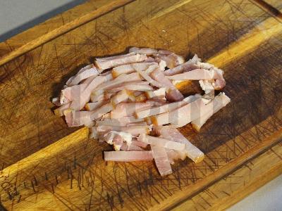 Okroška su pastrom ir rūgštynėmis Žingsnis 1