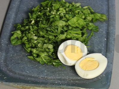 Okroška su pastrom ir rūgštynėmis Žingsnis 5