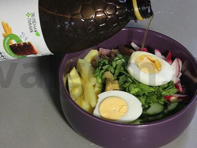 Okroška su pastrom ir rūgštynėmis Žingsnis 7