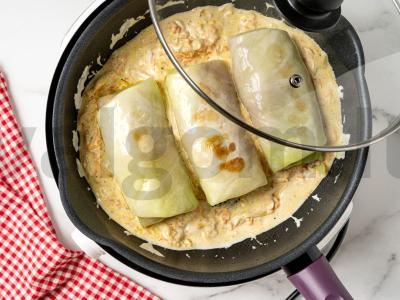 Kopūstai su faršu ir ryžiais Žingsnis 7