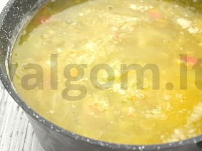 Šviežių kopūstų sriuba su kiaulienos troškiniu Žingsnis 6