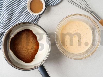 Desertas „Kremas kapučino“ Žingsnis 2