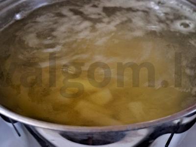 Sriuba su kiaulienos kukuliais pietums Žingsnis 7