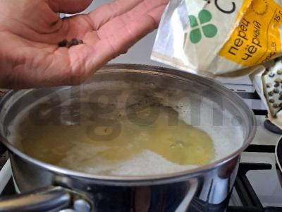 Sriuba su kiaulienos kukuliais pietums Žingsnis 13