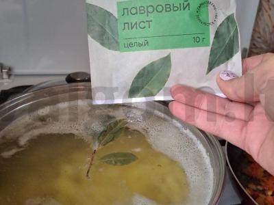 Sriuba su kiaulienos kukuliais pietums Žingsnis 14