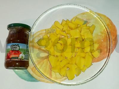 Žirnių sriuba su adjika ir rūkytais produktais Žingsnis 2