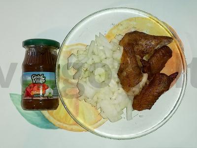 Žirnių sriuba su adjika ir rūkytais produktais Žingsnis 3