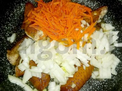 Žirnių sriuba su adjika ir rūkytais produktais Žingsnis 5