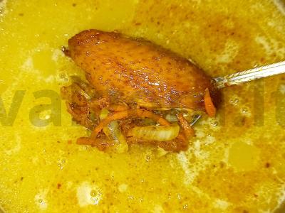 Žirnių sriuba su adjika ir rūkytais produktais Žingsnis 7