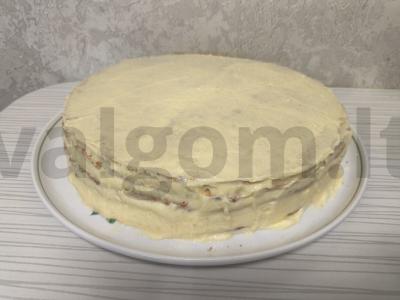 Tortas „Estherhazi“ su abrikosų džemu Žingsnis 8