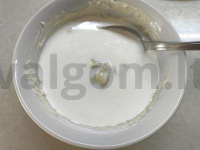 Tortas „Estherhazi“ su abrikosų džemu Žingsnis 10