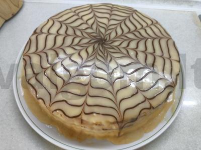 Tortas „Estherhazi“ su abrikosų džemu Žingsnis 13