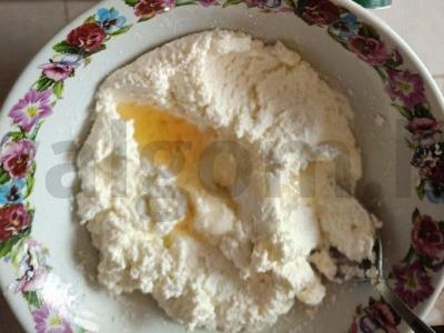 Varškės pampuškos su topinambūru oro grilyje Žingsnis 3