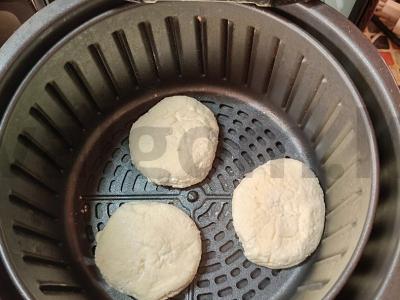 Varškės pampuškos su topinambūru oro grilyje Žingsnis 4