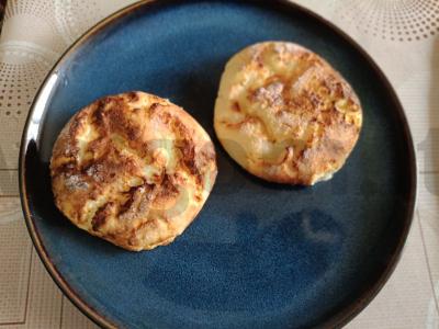 Varškės pampuškos su topinambūru oro grilyje pagrindine nuotrauka