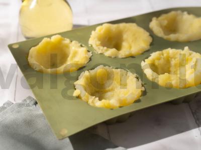 Bulvių krepšeliai su grybais Žingsnis 2