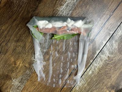 Sprendimo ritinėliai su lašiša ir romėnų paprika Žingsnis 10