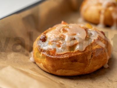 Šokoladiniai „Chelsea“ bandelės su cukatais Žingsnis 11