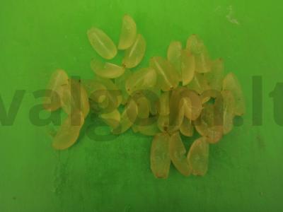 Vaisių desertas su obuoliu, vynuogėmis ir persimonu Žingsnis 3